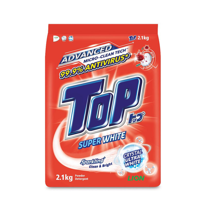 Top Detergent Powder Super White 2.1kg