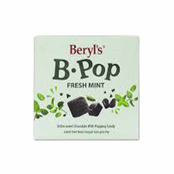 Beryls B.Pop Fresh Mint Bittersweet Chocolate 50g