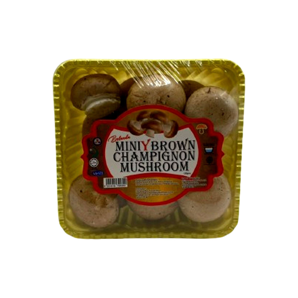Frais Funghi Mushroom Baby Swiss Brown (Malaysia) 100g