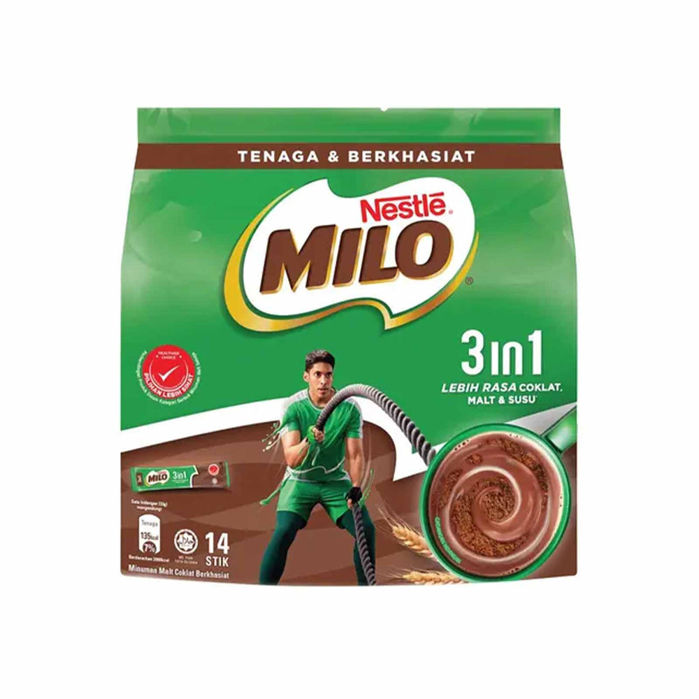Milo 3 in 1 Act Go 33g x 14