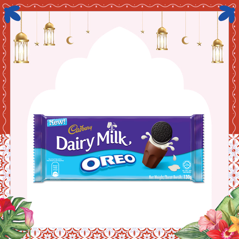 Cadbury Dairy Milk Oreo Chocolate Bar 130g