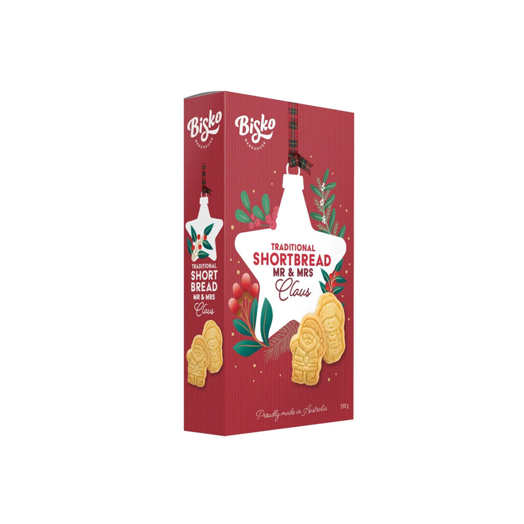 Bisko Bakehouse Mr 7 Mrs Claus Shortbread 150g