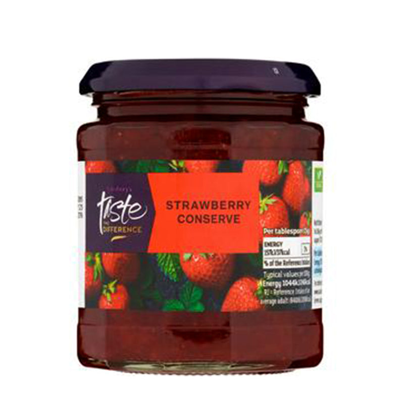 Sainsburys Taste The Difference Strawberry Conserve 340g