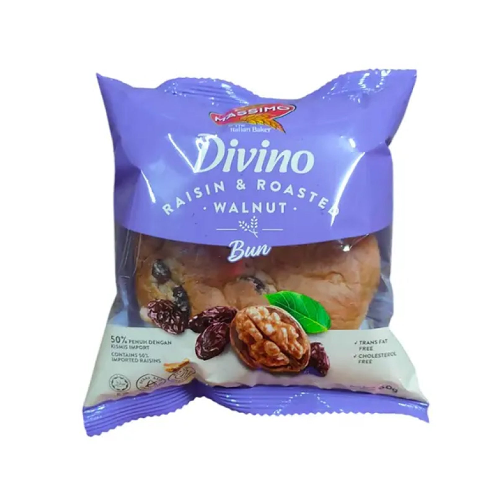 Massimo Divino Raisin and Roasted Walnut 60g