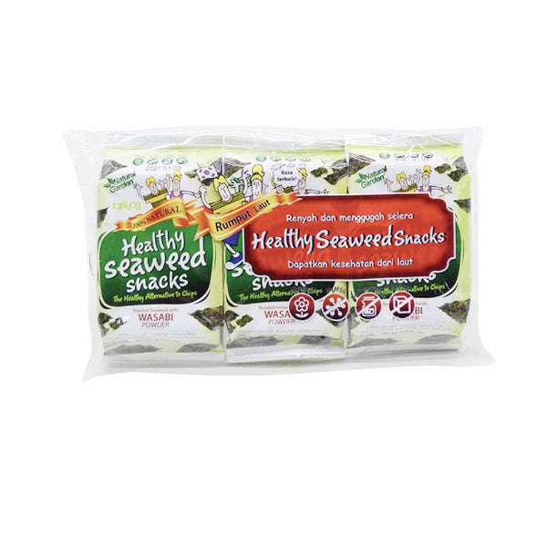 Natural Garden Seaweed Wasabi 3pcs/pack (highest price)