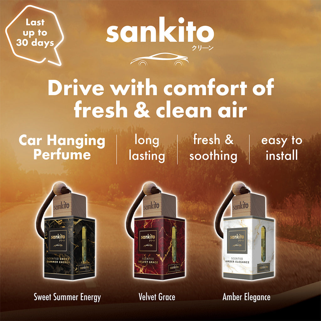 Sankito Car Hanging Perfume - Sweet Summer Energy 6ml