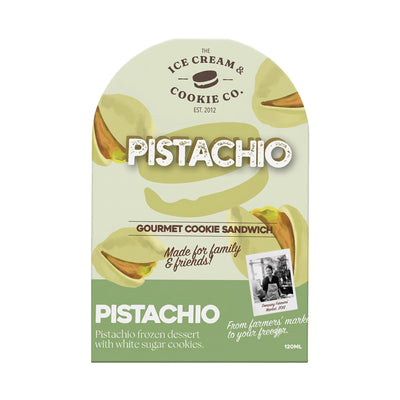 ICC Pistachio with White Sugar Cookies Ice Cream 120ml