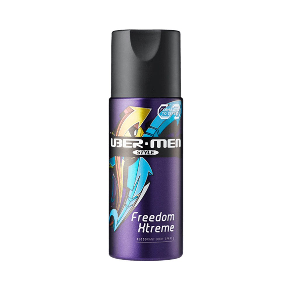 Ubermen Deodorant Body Spray Freedom Xtreme 125ml