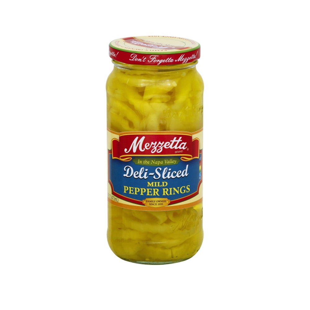 Mezzetta Mild Banana Pepper Rings 453.5g