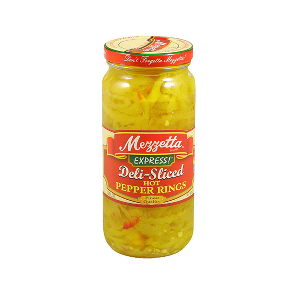 Mezzetta Hot Banana Pepper Rings 453.5g