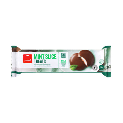 Pams Biscuits Chocolate Mint Slice 200g