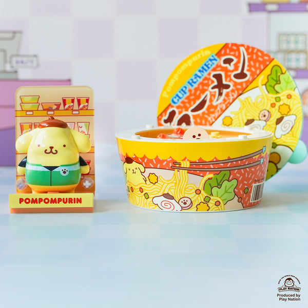 (Exclusive) Pompompurin Instant Ramen - Sanrio Konbini Building Blocks 1set (highest price)
