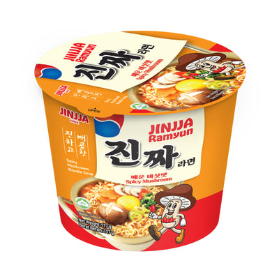 Jinjja Ramyun Spicy Mushroom Bowl 117g