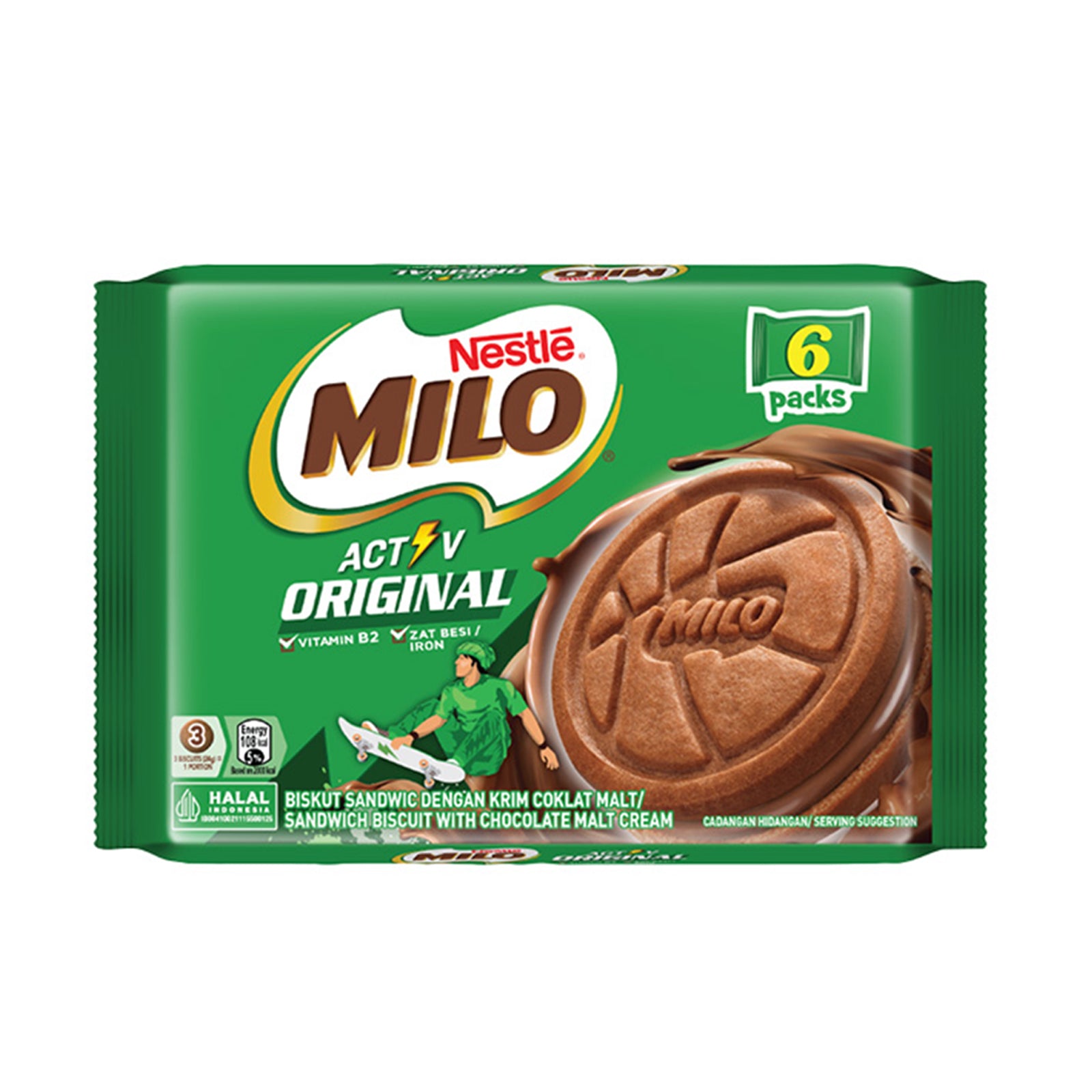 Milo Original Biscuit Multipack 24g x 6