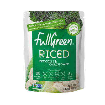 Fullgreen Riced Cauliflower & Broccoli 200g