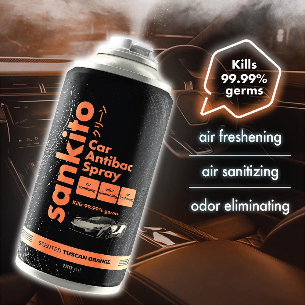Sankito Car Antibac Spray Tuscan Orange 150ml