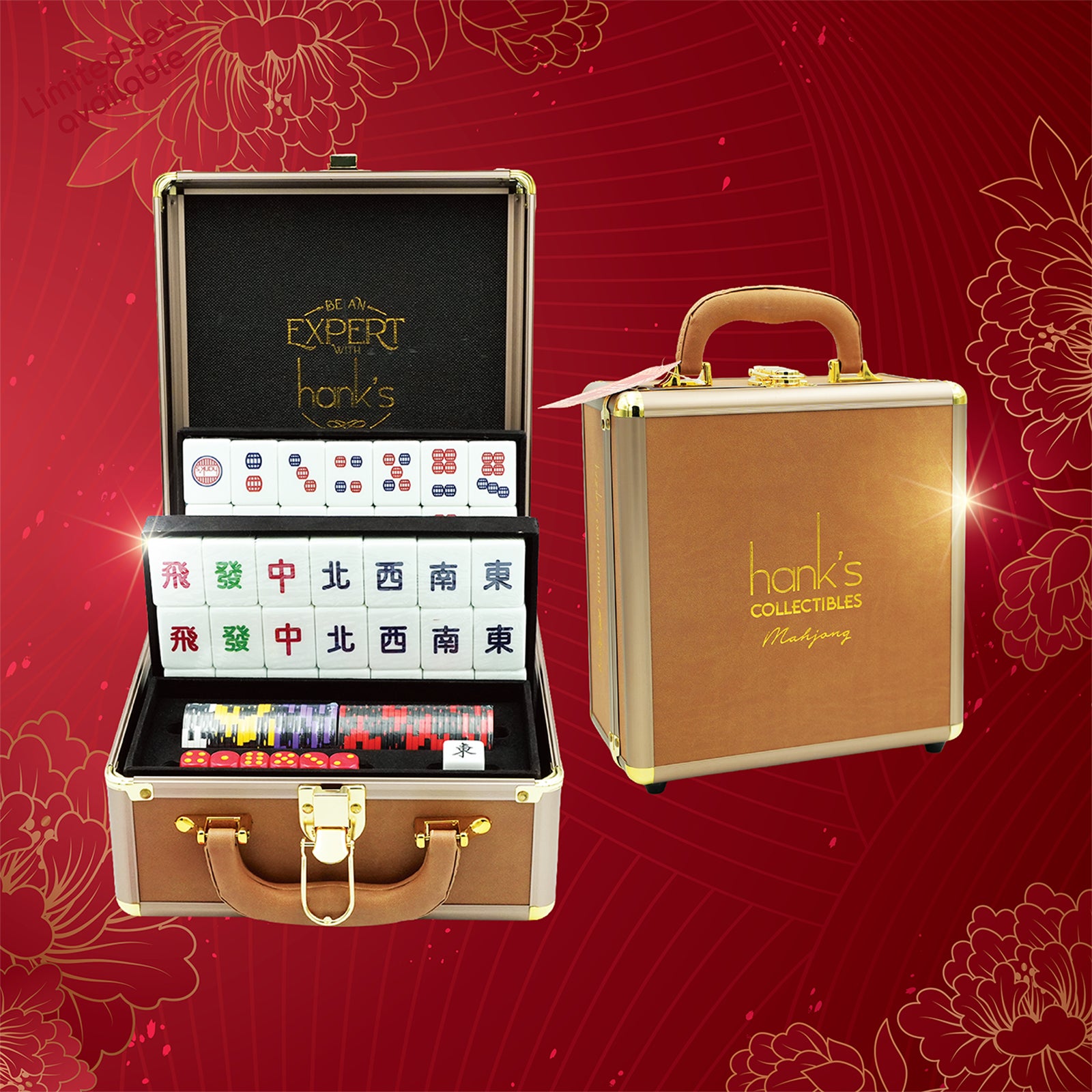 Hanks 3 Player Mahjong Set