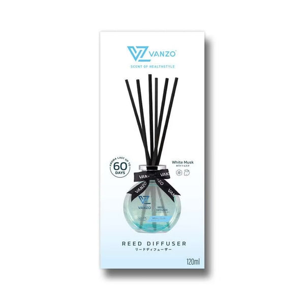 Vanzo Reed Diffuser Health White Musk 120ml