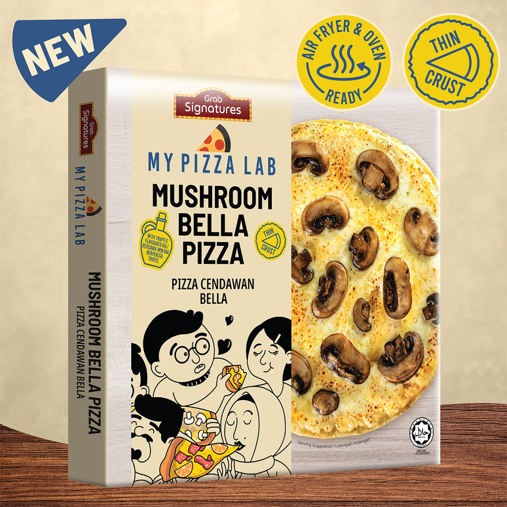 Grab Signatures My Pizza Lab Mushroom Bella Pizza 340g