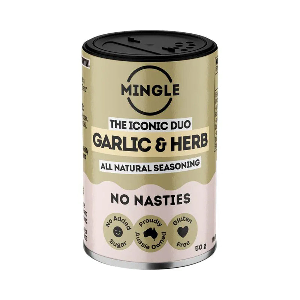 Mingle All Natural Seasoning Garlic & Herb 50g