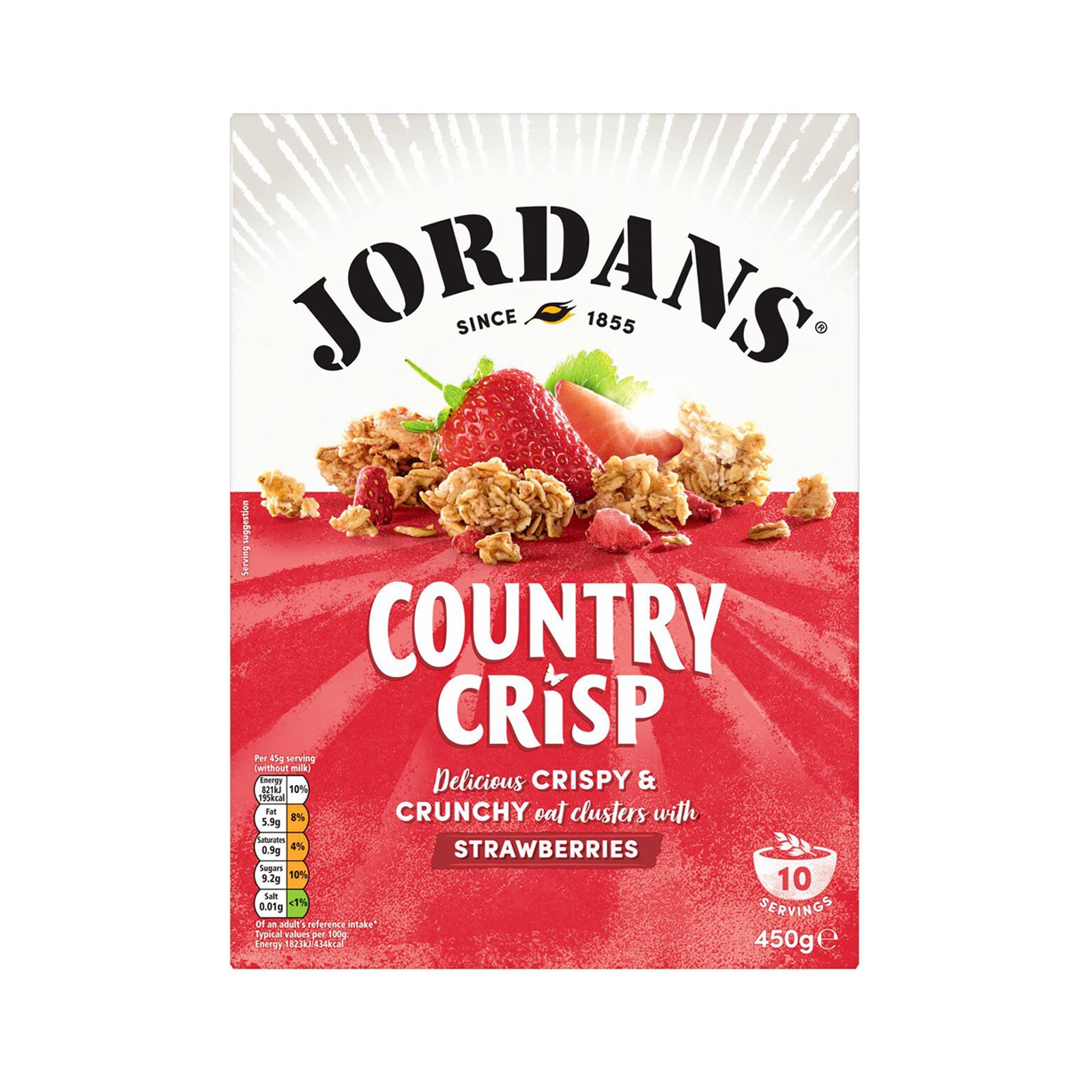 Jordans Country Crisp Strawberry Cereal 450g