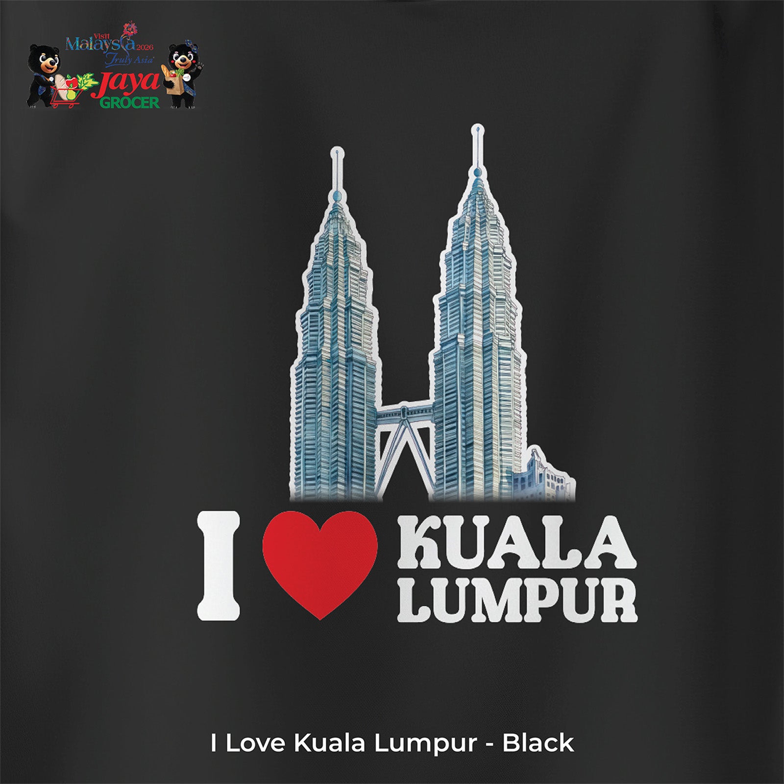 JS Apparel - I Love KL (Black-L)
