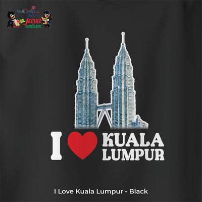 JS Apparel - I Love KL (Black-XL)