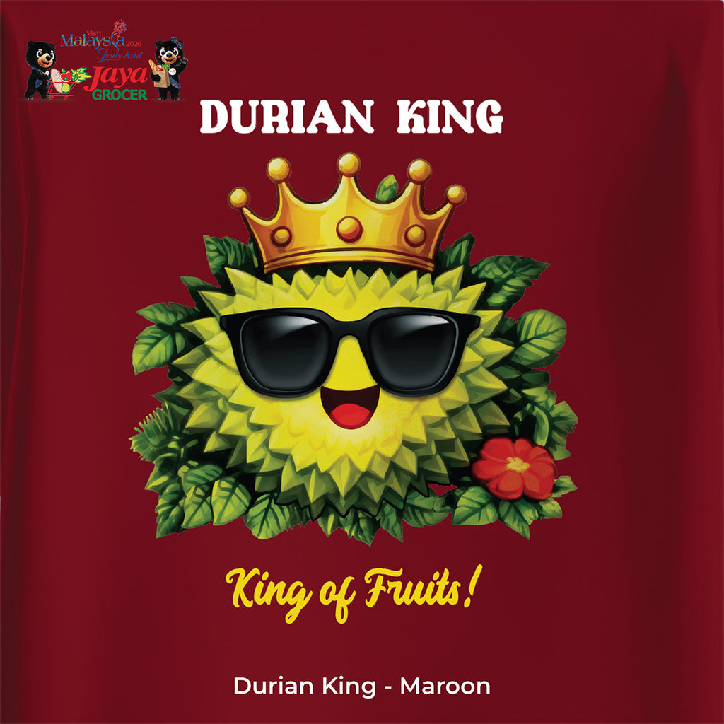 JS Apparel - Durian King (Maroon-XL)