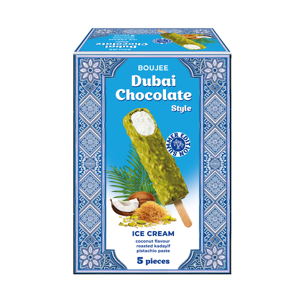 Boujee Dubai Chocolate Style Ice Cream 225g