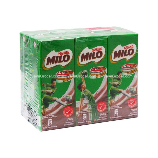 Milo Actigen-E UHT Chocolate Drink 200ml x 6