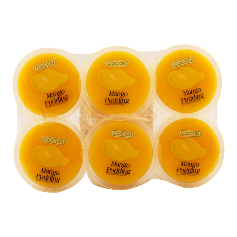 Cocon Nata Decoco Pudding Mango Flavour 80g x 6