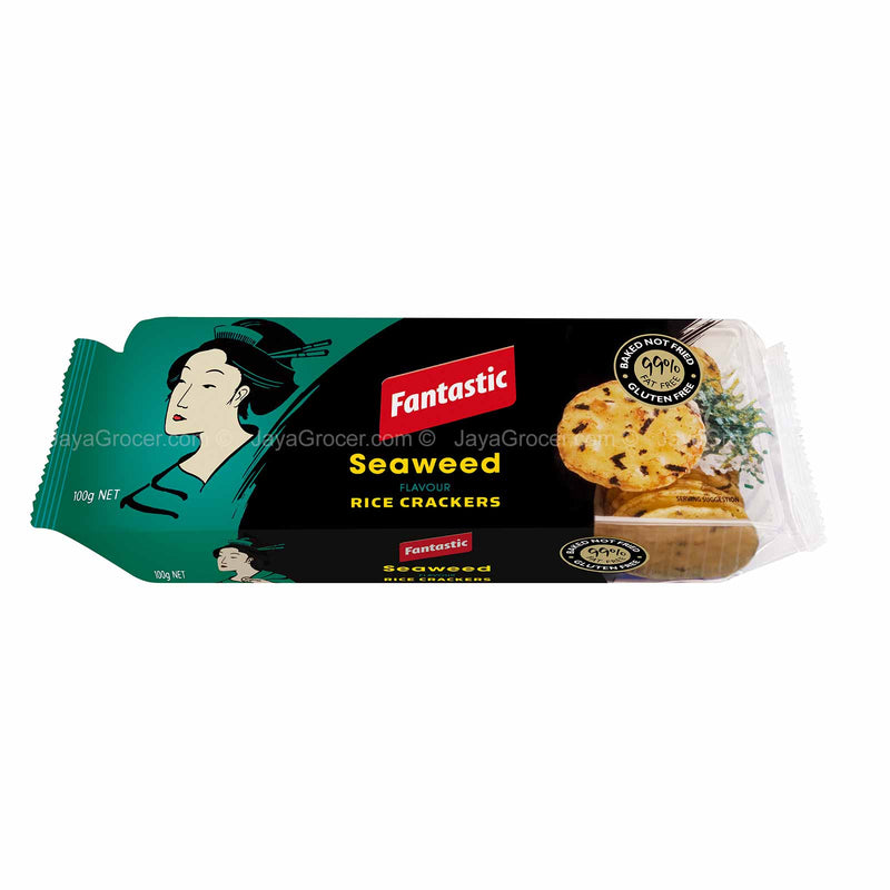 Fantastic Seaweed Rice Crackers 100g