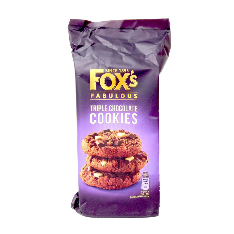 Fox's Triple Chocolate Cookies 180g