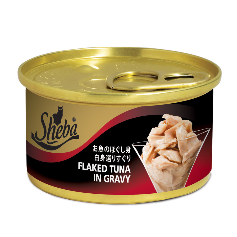 Sheba Tuna White Meat In Gravy Food 85g