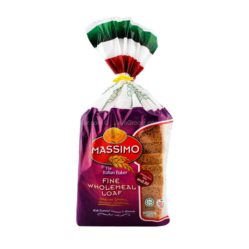 Massimo Fine Wholemeal Loaf 400g