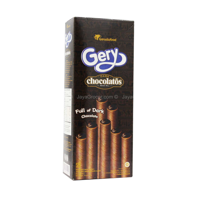 Garuda Food Gery Dark Chocolatos Wafer Roll 16g x 10