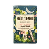 Heath & Heather Organic Soft And Sleepy Night Time Tea with Camomile, Valerian and Hops 40g