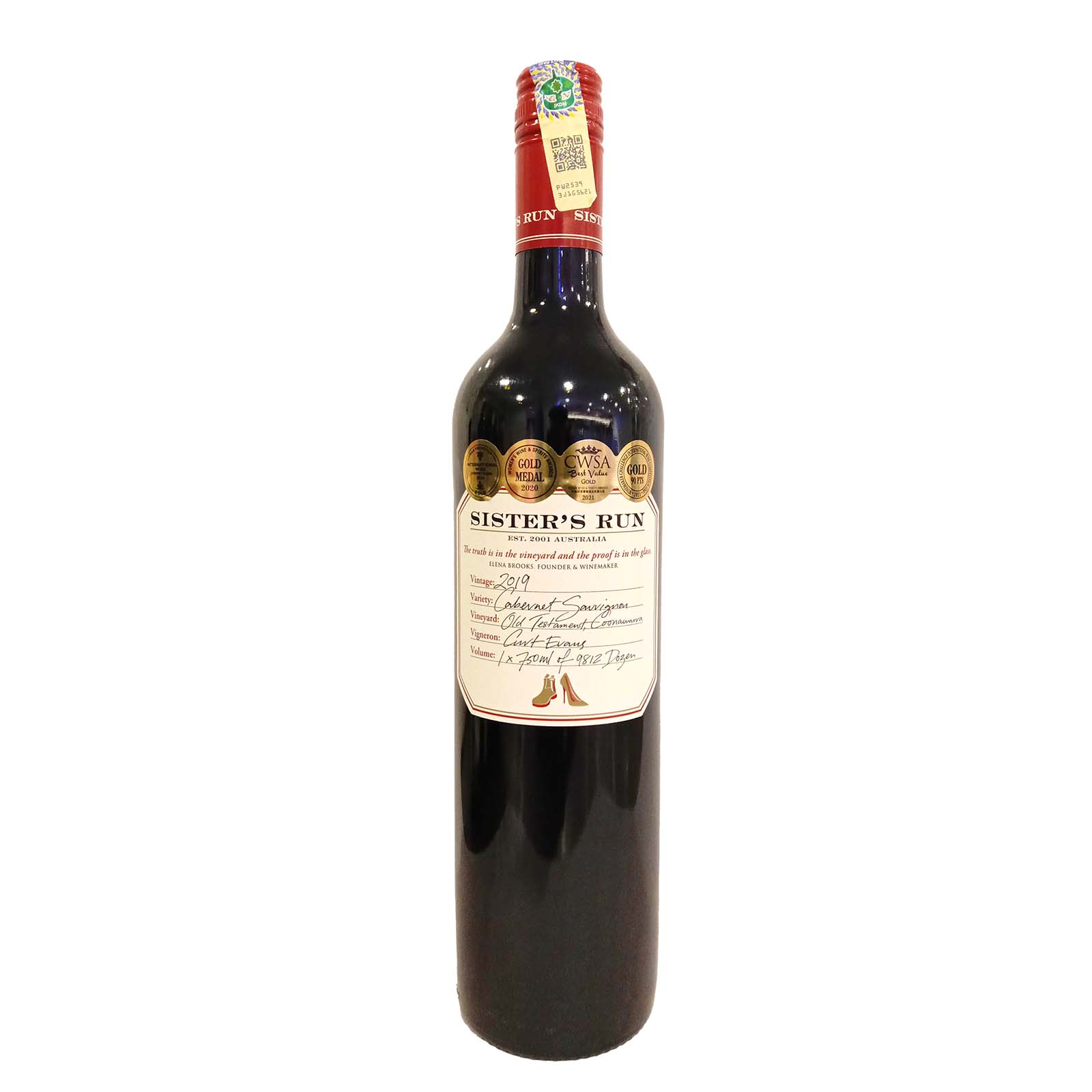 Sister's Run Old Testament Coonawarra Cabernet 750ml