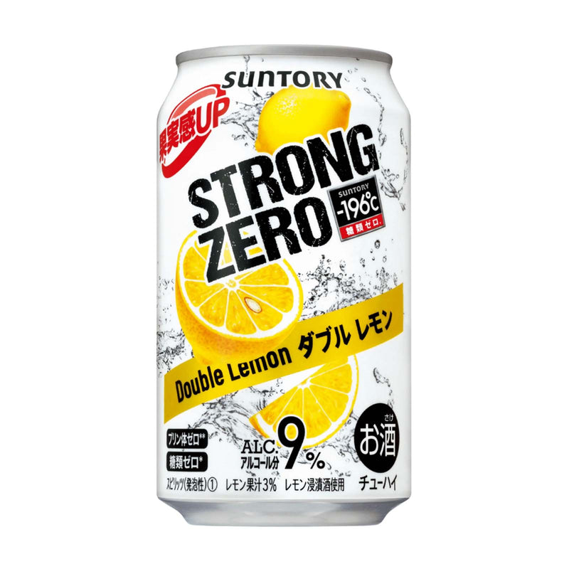 SUNTORY STRONG ZERO DBL LEMON 350ML