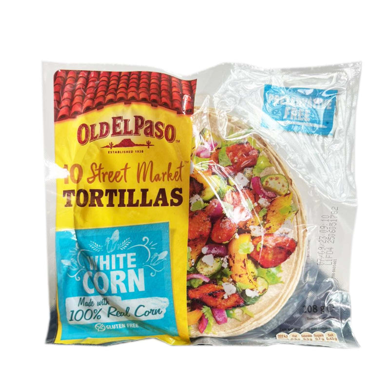 El Paso White Corn Tortilla Wraps 208g